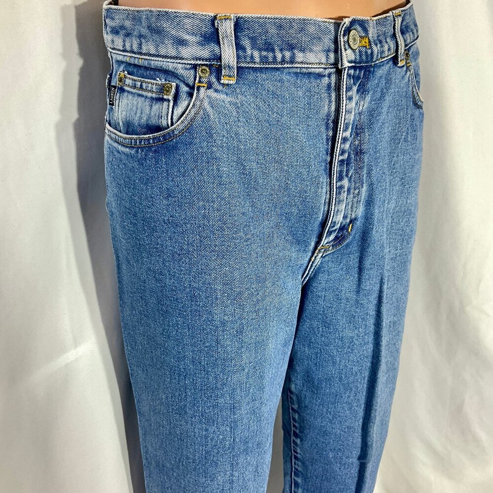Lauren by Ralph Lauren Sz 12 Jeans Womens Denim Straight Leg High Rise Cotton